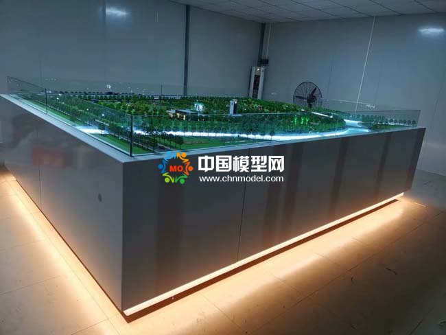 西朗污水處理廠沙盤(pán)模型