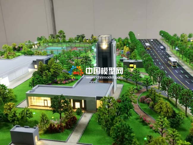 西朗污水處理廠沙盤(pán)模型