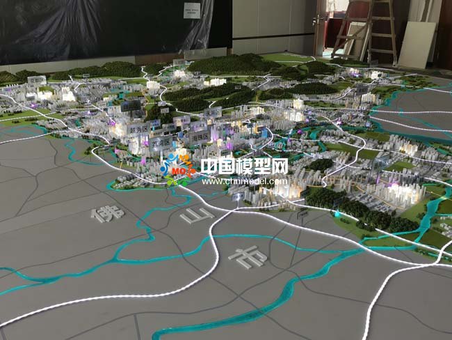 廣州警備區(qū)規(guī)劃沙盤模型