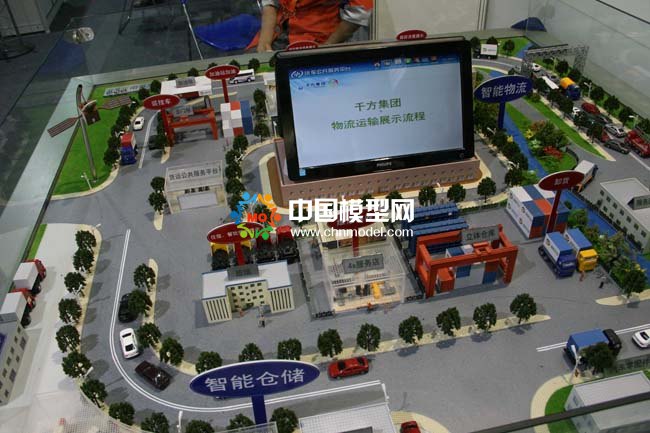 智能倉(cāng)儲(chǔ)系統(tǒng)沙盤(pán)模型