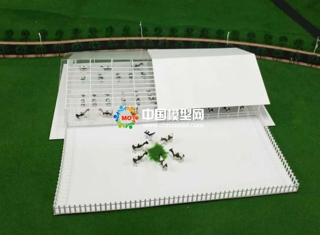 奶牛場(chǎng)沙盤模型