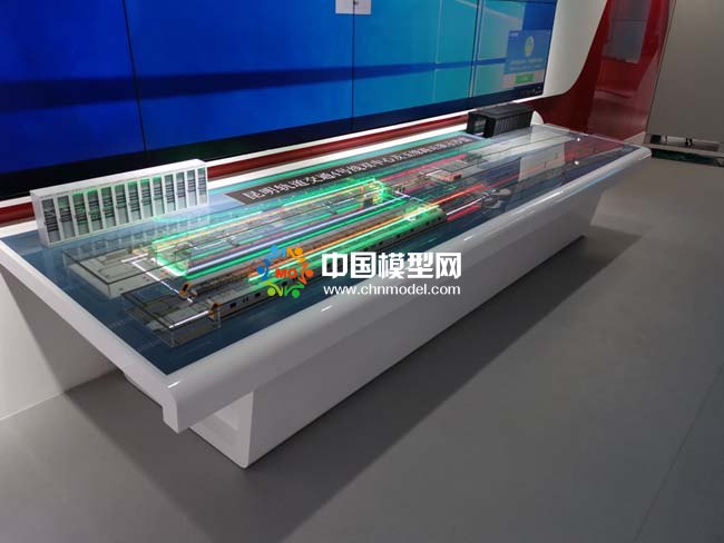 軌道交通智能控制中心沙盤模型