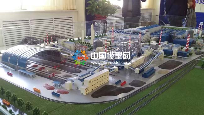 巨能特鋼廠區(qū)沙盤模型，新工藝新技術(shù)新材料新裝備實(shí)驗(yàn)基地