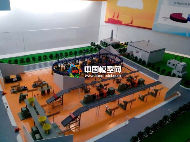 輪胎生產(chǎn)線(xiàn)沙盤(pán)模型