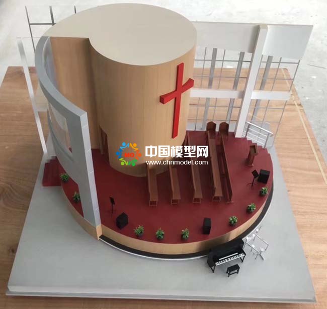 基督教堂沙盤(pán)模型