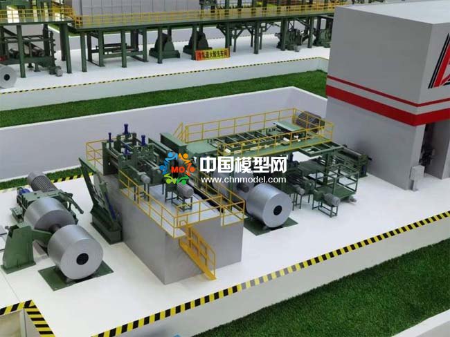 煉鋼工業(yè)基地沙盤(pán)模型