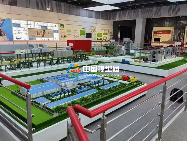 煉鋼工業(yè)基地沙盤(pán)模型