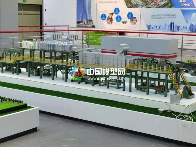 煉鋼工業(yè)基地沙盤(pán)模型