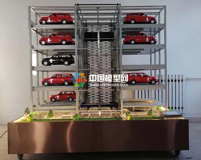 智慧停車立體升降車庫(kù)沙盤(pán)模型
