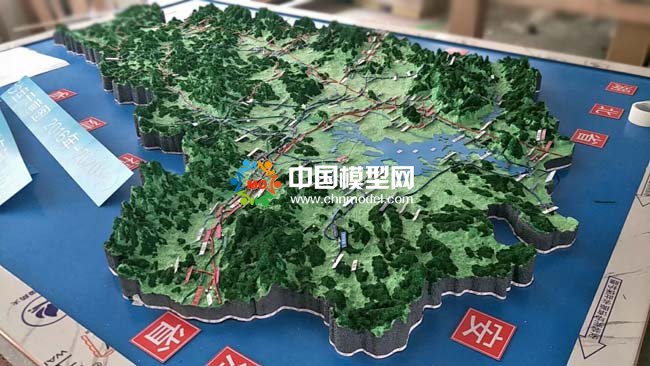 天然氣管網(wǎng)布局沙盤模型