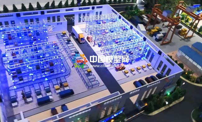 智慧倉儲沙盤模型