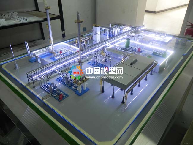 化工廠沙盤模型