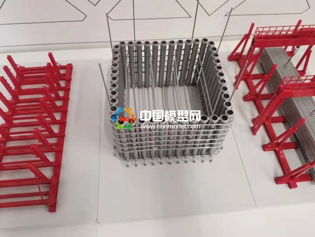 城市高架預(yù)制裝配式橋梁工藝沙盤(pán)模型