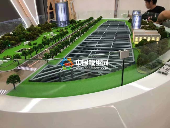 上海民用最深基坑沙盤(pán)模型