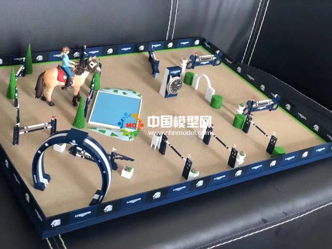 浪琴賽馬場沙盤模型