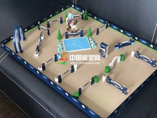 浪琴賽馬場沙盤模型