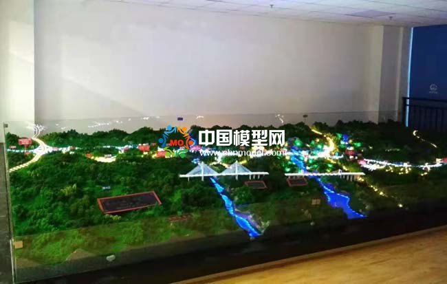 遵余高速公路沙盤(pán)模型