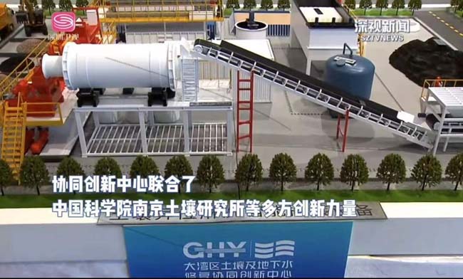 土壤及地下水修復(fù)撬裝式土壤淋洗修復(fù)沙盤(pán)模型