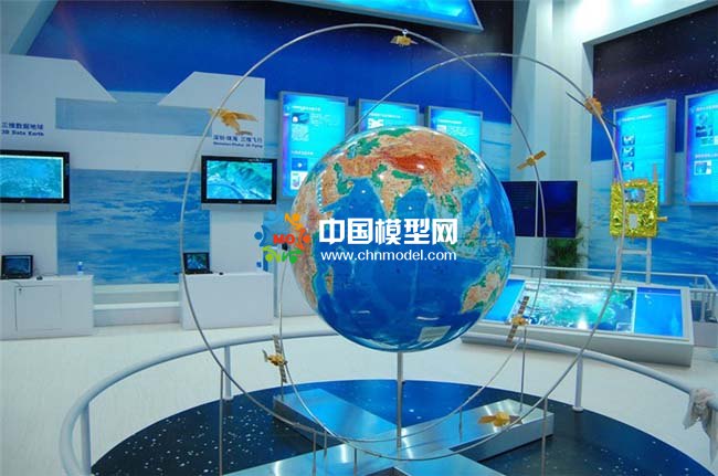 衛(wèi)星通信導(dǎo)航系統(tǒng)沙盤模型