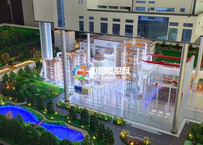 生活垃圾發(fā)電沙盤(pán)模型