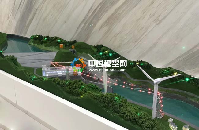 苗尾水電站沙盤(pán)模型