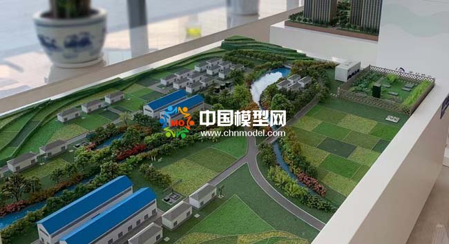 農(nóng)村污水處理系統(tǒng)及標(biāo)準(zhǔn)化鎮(zhèn)級污水處理廠沙盤模型