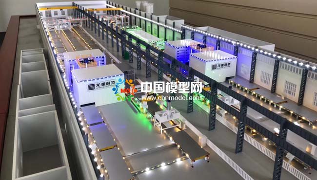 裝配式建筑整體解決方案生產(chǎn)基地沙盤模型