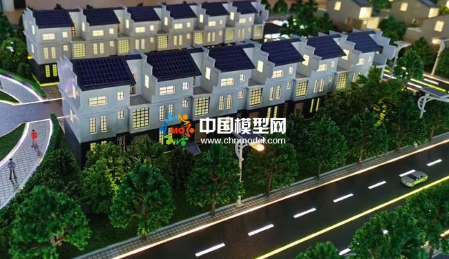 屋頂太陽能發(fā)電站沙盤模型