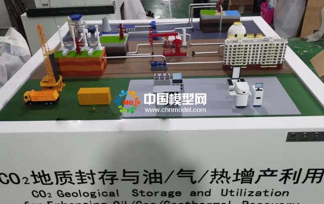 油氣熱增產(chǎn)利用沙盤(pán)模型