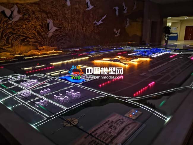 濟(jì)南遙墻機(jī)場(chǎng)沙盤模型