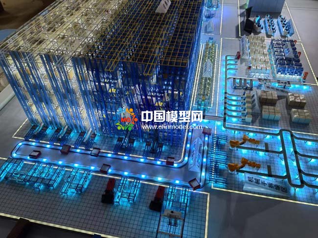 智能立庫(kù)沙盤(pán)模型