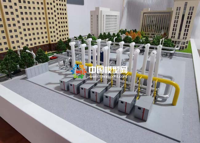 污水源熱泵系統(tǒng)沙盤模型