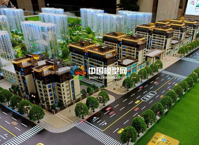 水鄉(xiāng)豪庭樓盤建筑模型