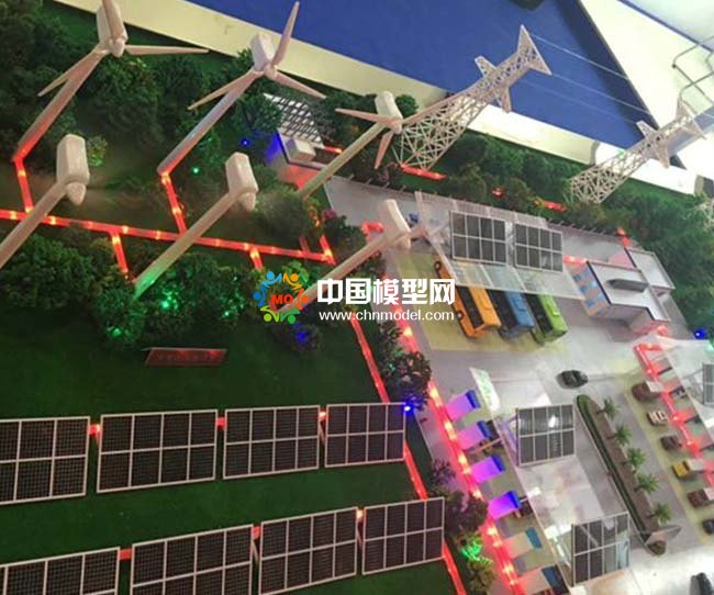 光儲充一體化充電站沙盤模型