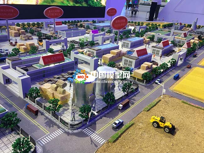 秸稈收儲(chǔ)綜合利用沙盤(pán)模型