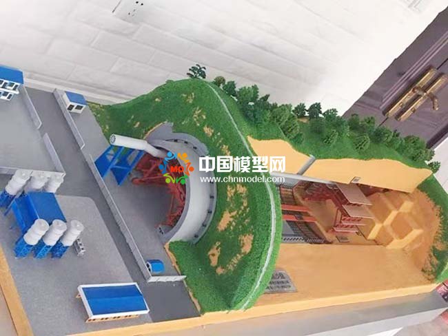 隧道施工場景沙盤模型