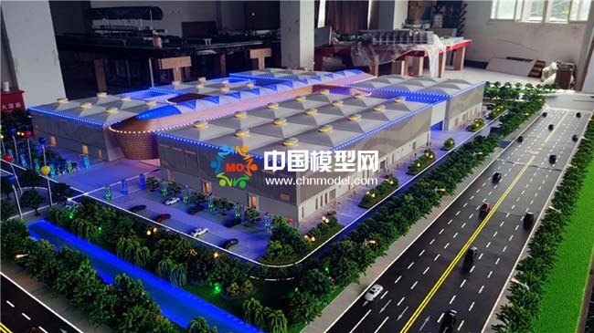呼倫貝爾國際會展中心建筑模型