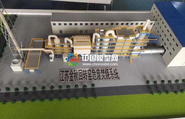 回轉窯危廢焚燒系統(tǒng)沙盤模型