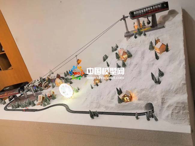 滑雪場(chǎng)沙盤模型