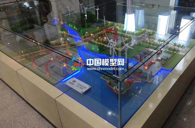 起重機(jī)應(yīng)用場(chǎng)景沙盤(pán)模型