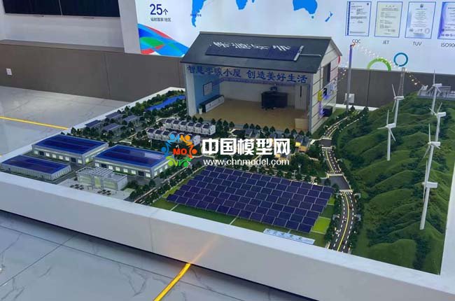 光伏發(fā)電產業(yè)鏈沙盤模型