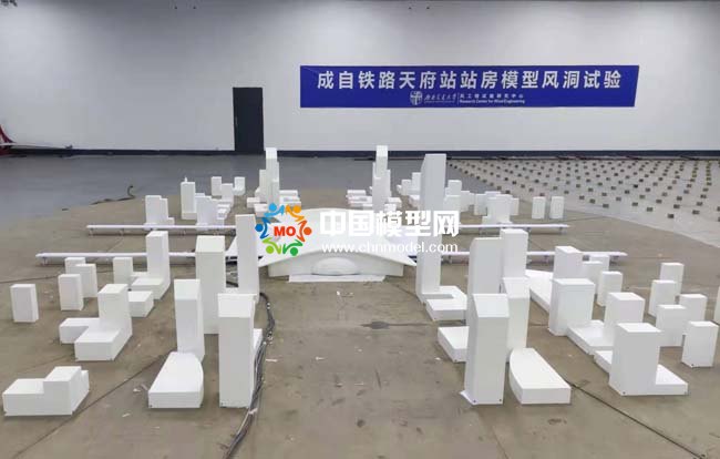 鐵路站房風(fēng)洞試驗?zāi)P? align=
