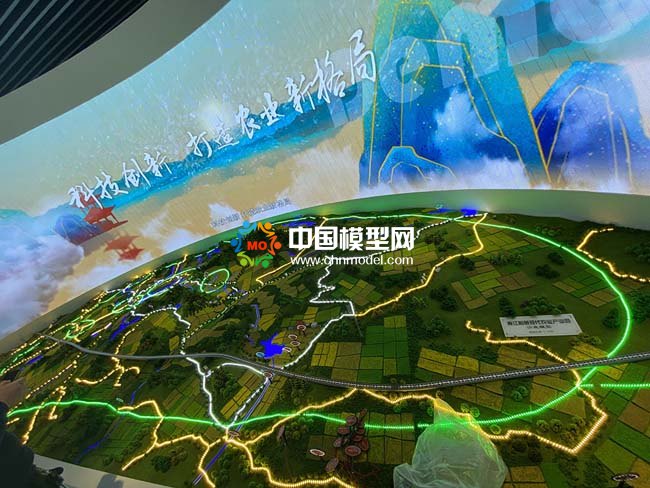 新型數(shù)字農(nóng)業(yè)規(guī)劃沙盤模型