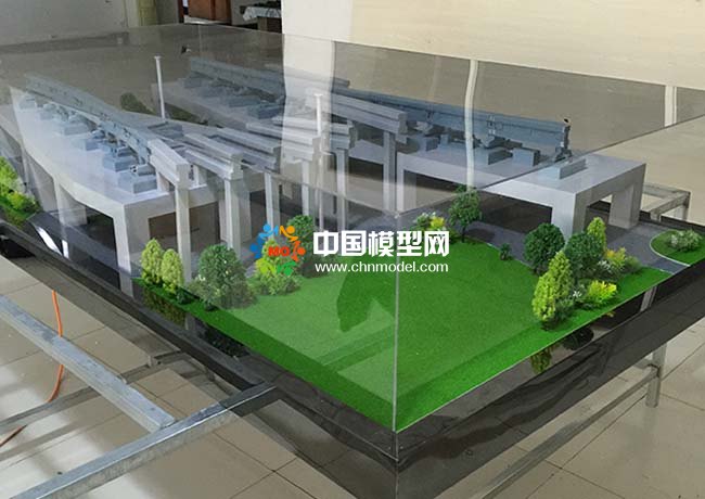 跨座式軌道交通系統(tǒng)沙盤(pán)模型