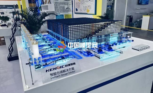 智能倉(cāng)儲(chǔ)解決方案沙盤模型