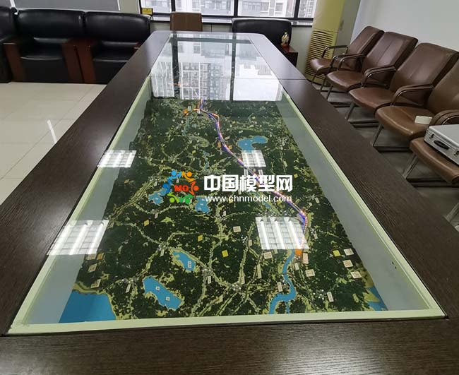 油氣管道工程沙盤(pán)模型