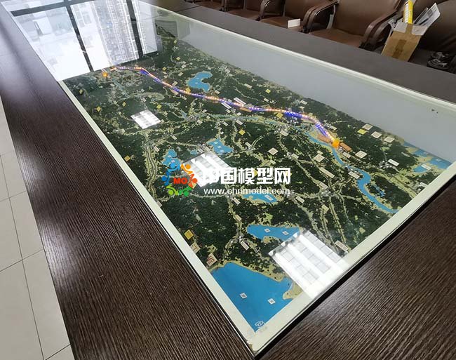 油氣管道工程沙盤(pán)模型