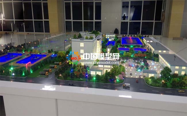 自來水廠沙盤模型