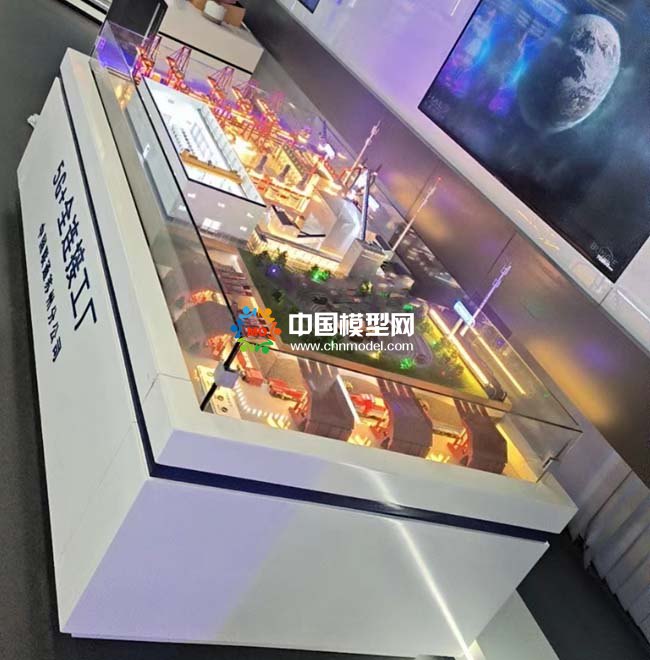 5G+全連接工廠沙盤模型