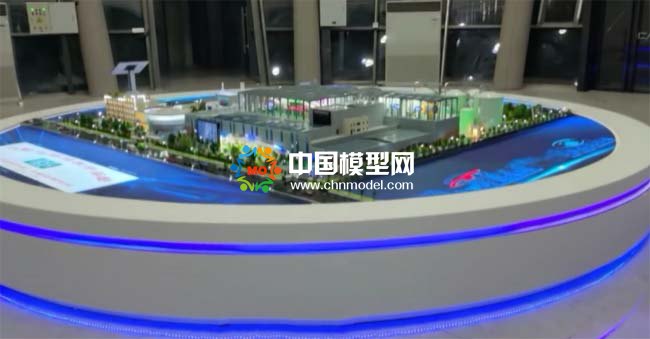 有機(jī)廢棄物資源化利用處理沙盤(pán)模型